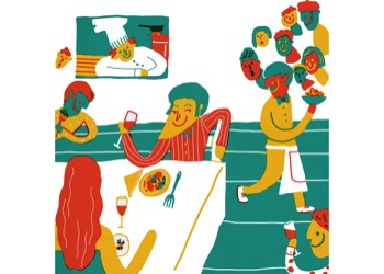  «Au restaurant» - Irene Frigo 